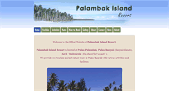 Desktop Screenshot of palambakislandresort.com